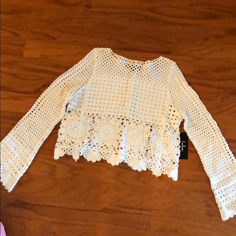 Lulus White Crochet Top